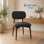 ELGEYAR Bohem Oval Sırtlı Sandalye Kılıfı - Antrasit