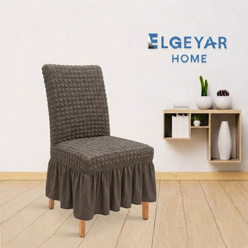 ELGEYAR Bürümcük Sandalye Kılıfı - Açık Kahve