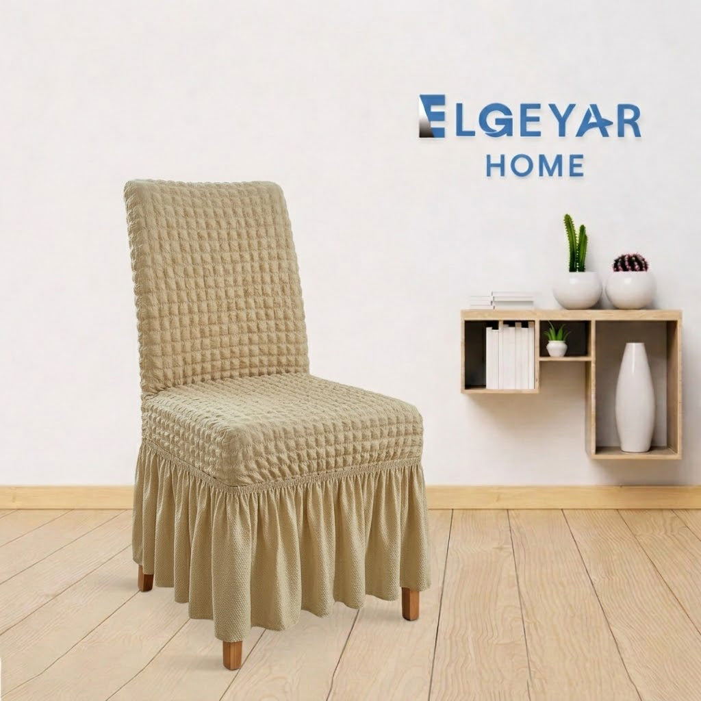 ELGEYAR Bürümcük Sandalye Kılıfı - Bej