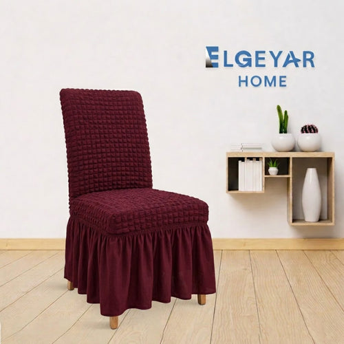 ELGEYAR Bürümcük Sandalye Kılıfı - Bordo
