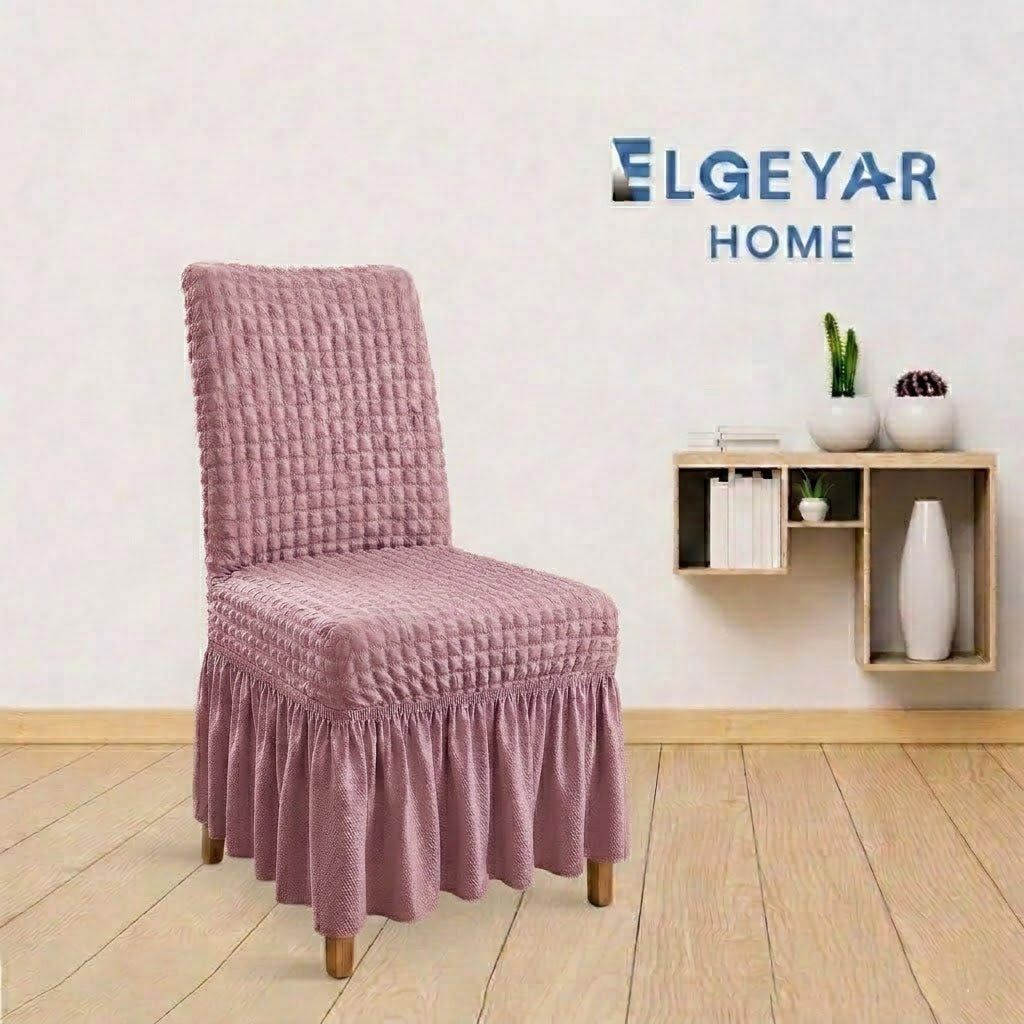 ELGEYAR Bürümcük Sandalye Kılıfı - Pudra