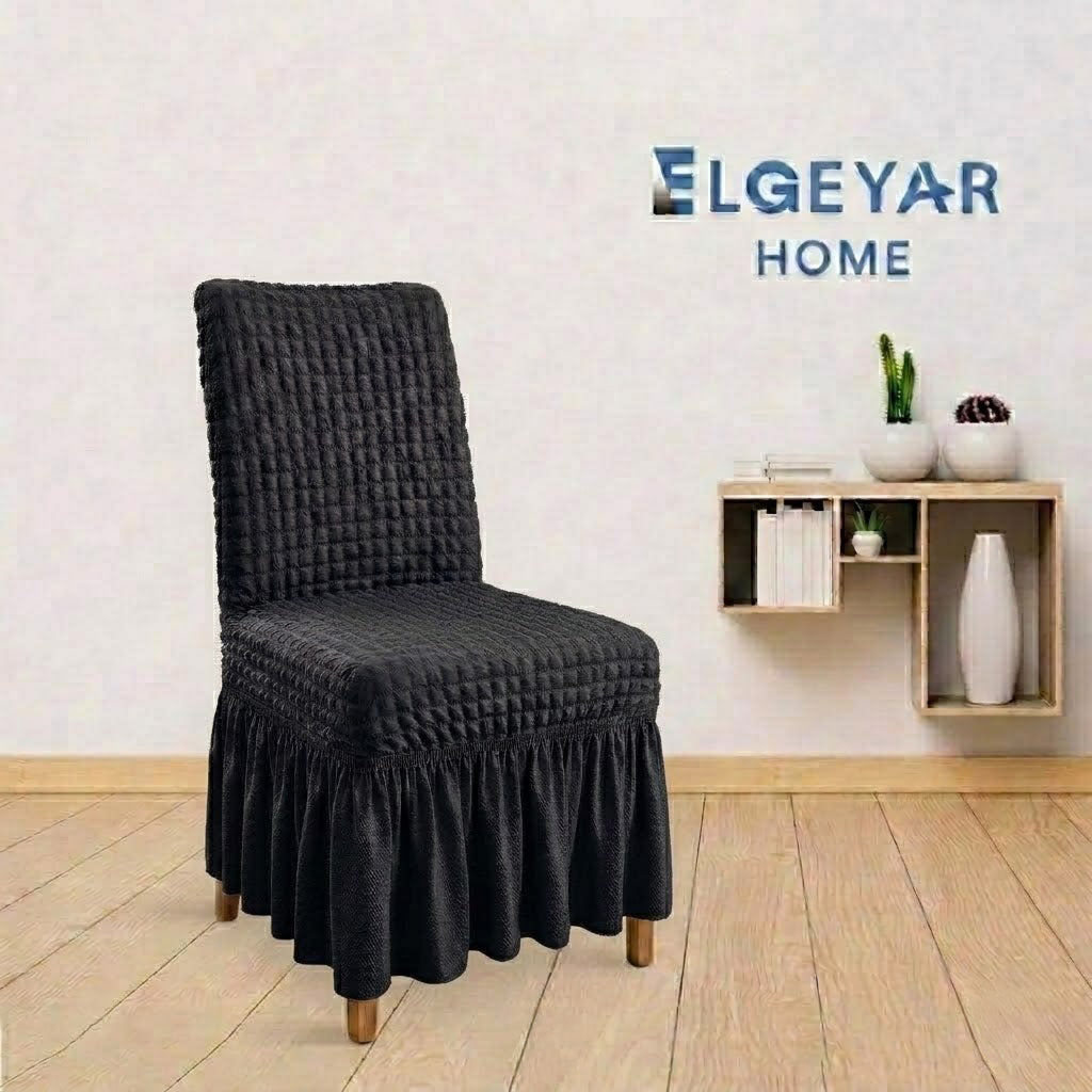 ELGEYAR Bürümcük Sandalye Kılıfı - Siyah