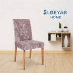 ELGEYAR Kadife Sandalye Kılıfı - Pudra