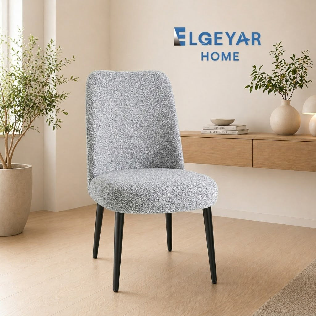 ELGEYAR Oval Bohem Sandalye Kılıfı - Gri