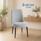 ELGEYAR Oval Bohem Sandalye Kılıfı - Gri