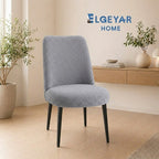 ELGEYAR Oval Bohem Sandalye Kılıfı - Taş Gri