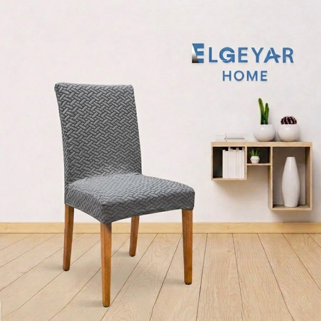 ELGEYAR Tuğla Sandalye Kılıfı - Gri